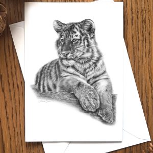 Tiger Greetings Card