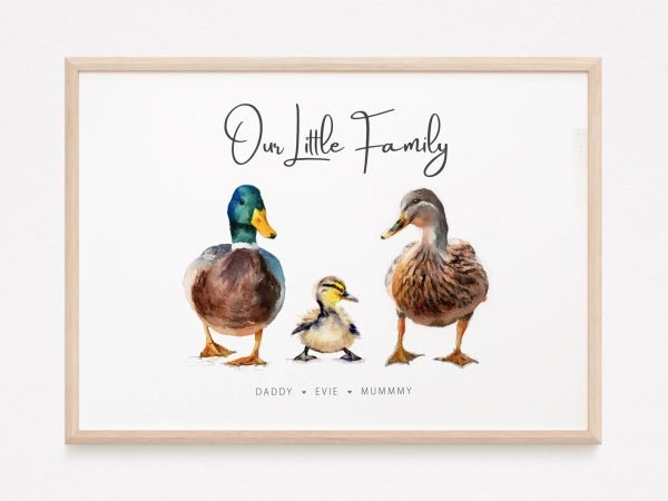 bespoke Family duck print