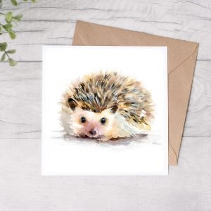 Hedgehog Greetings Card