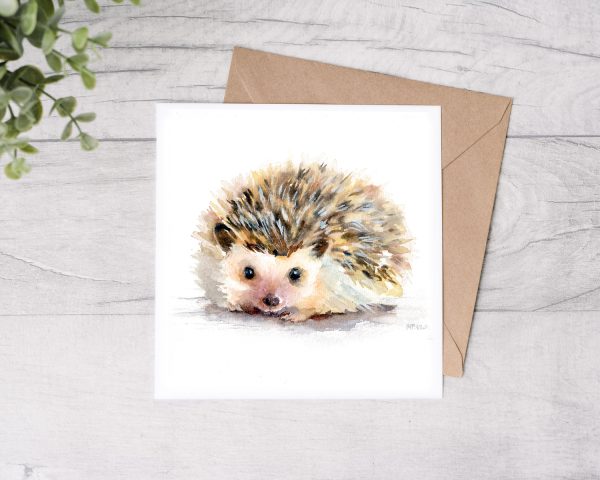 Hedgehog Greetings Card