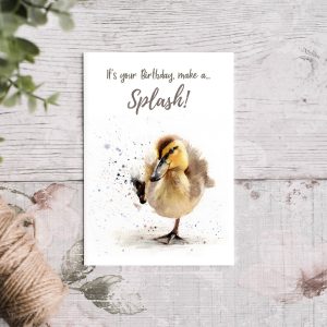 Duckling Birthday Card