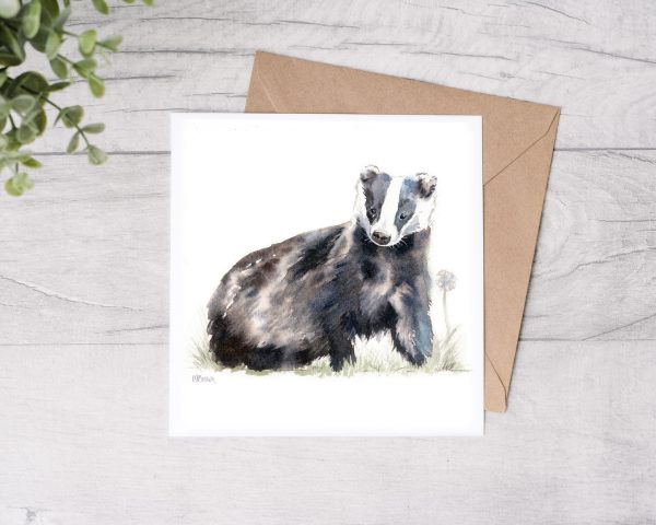 Badger Greetings Card