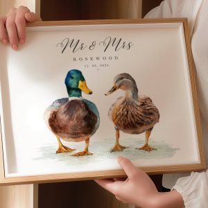 bespoke mallard duck print