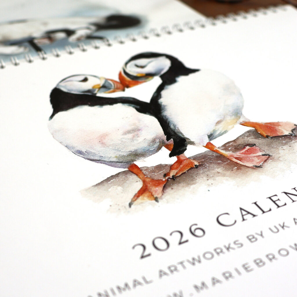 animal art calendars