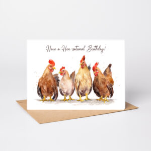 Hen-sational Birthday Card