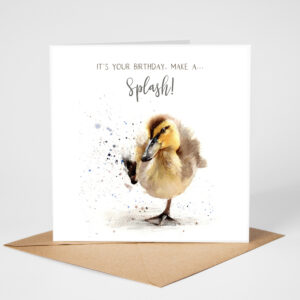 Duckling Birthday Card