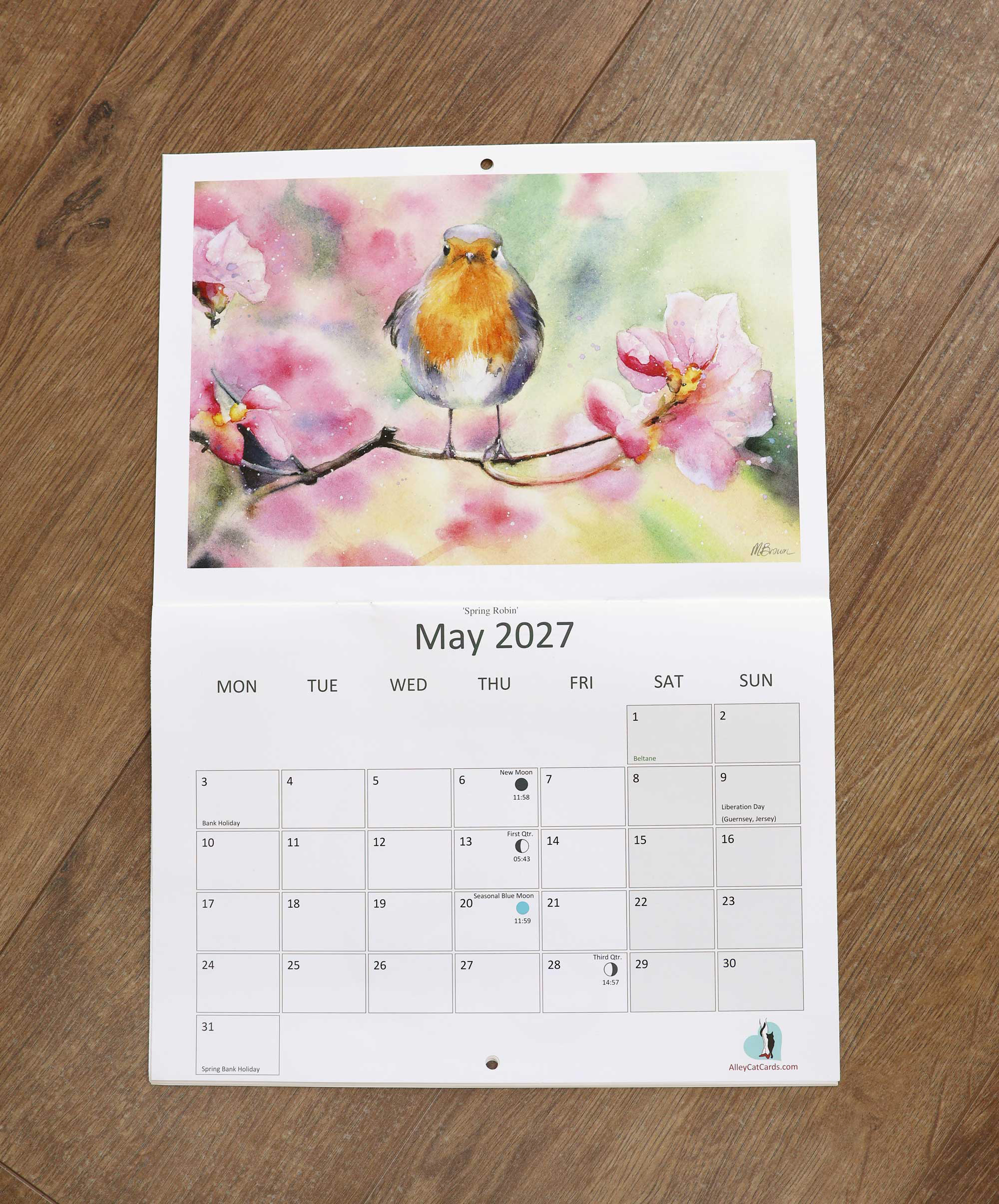 wildlife art calendar