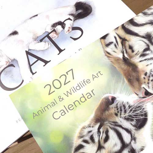 2027 animal art calendars